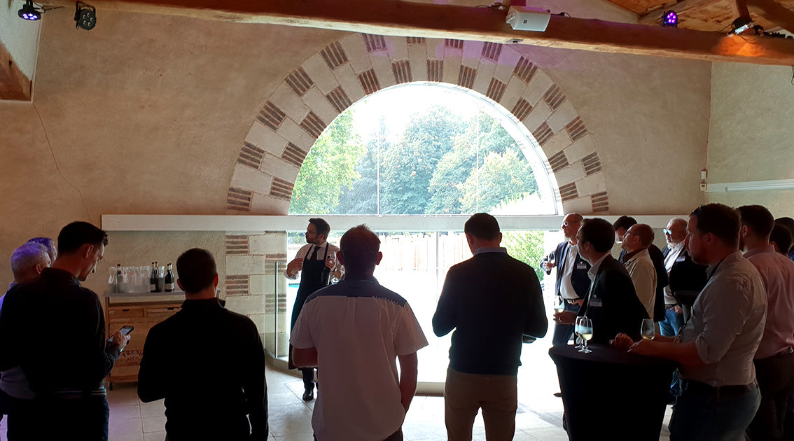 Séminaire et dégustation de vins au chateau de la Rairie près de Nantes