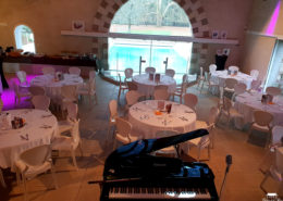 Repas avec ambiance musicale au Château de la Rairie à Pont Saint Martin