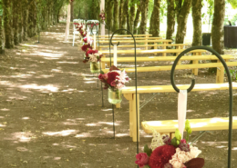 Cérémonie dans l'Allée des Amoureux au Château de la Rairie à Pont Saint Martin