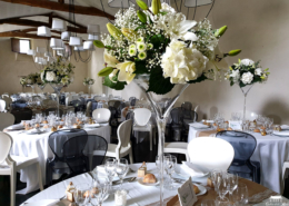 Décoration Florale réalisé par Flower 7 pour un Mariage au Château de la Rairie en Loire Atlantique