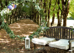 Cérémonie dans l'Allée des Amoureux dans le parc du Chateau de la Rairie 44