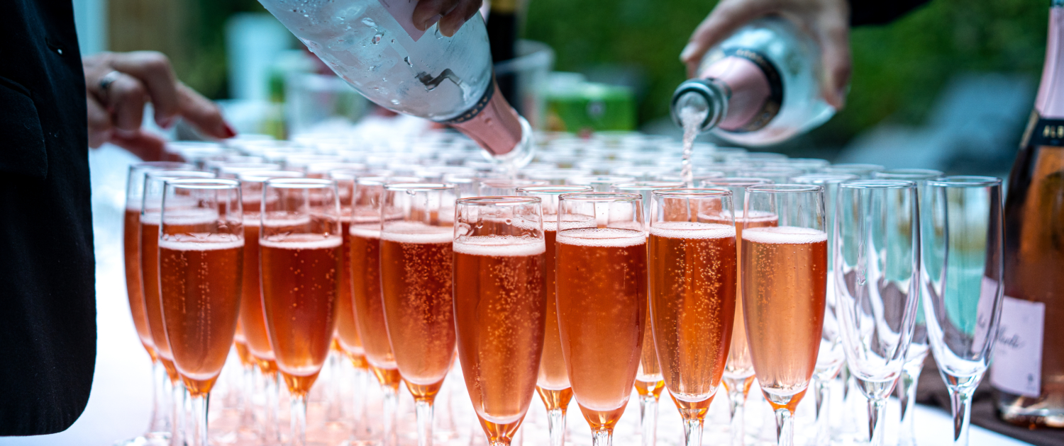 Service du Cocktail sur la Terrasse au Chateau de la Rairie à Nantes