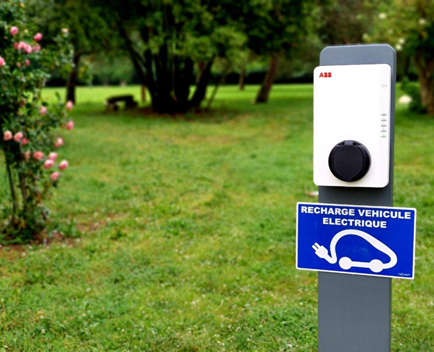 Borne électrique recharge voiture séminaire Nantes