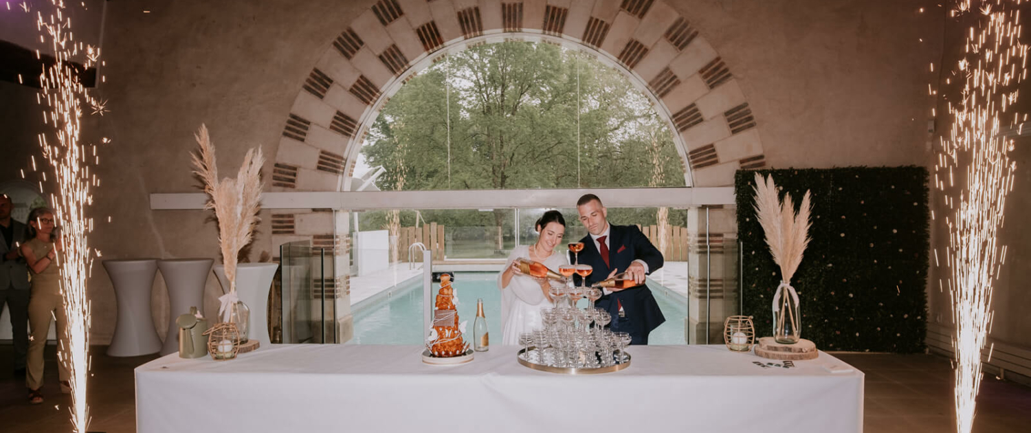 Fontaine de Champagne Mariage - https://lumieresdalice.fr/