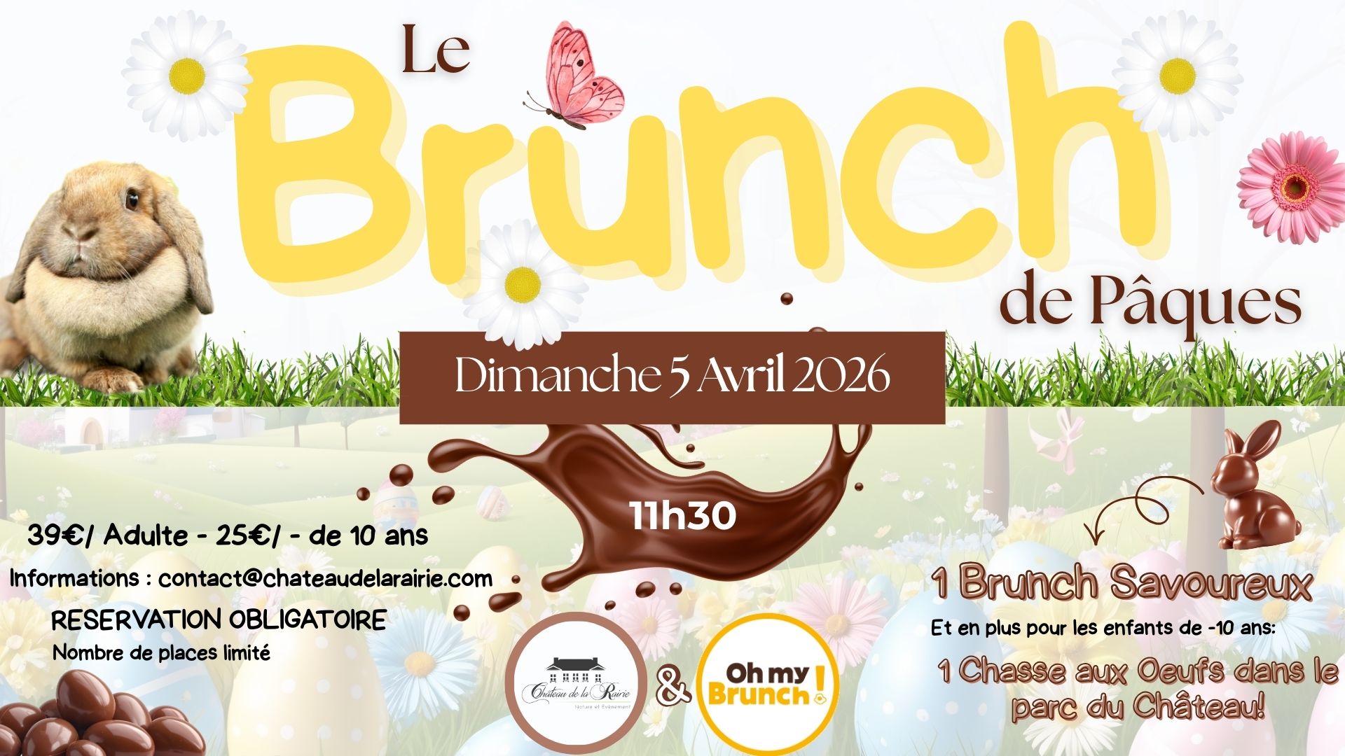 Brunch de Pâques au Château de la Rairie