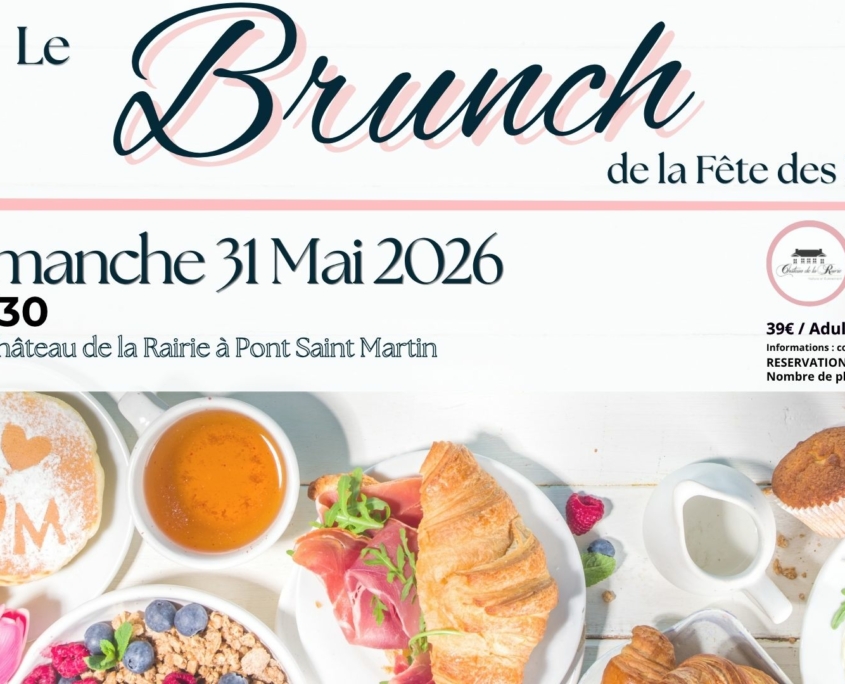 Brunch fête des Mères au Chateau de la Rairie 44