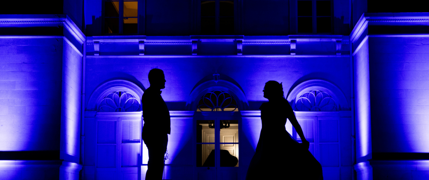 Chateau éclairé mariage 44